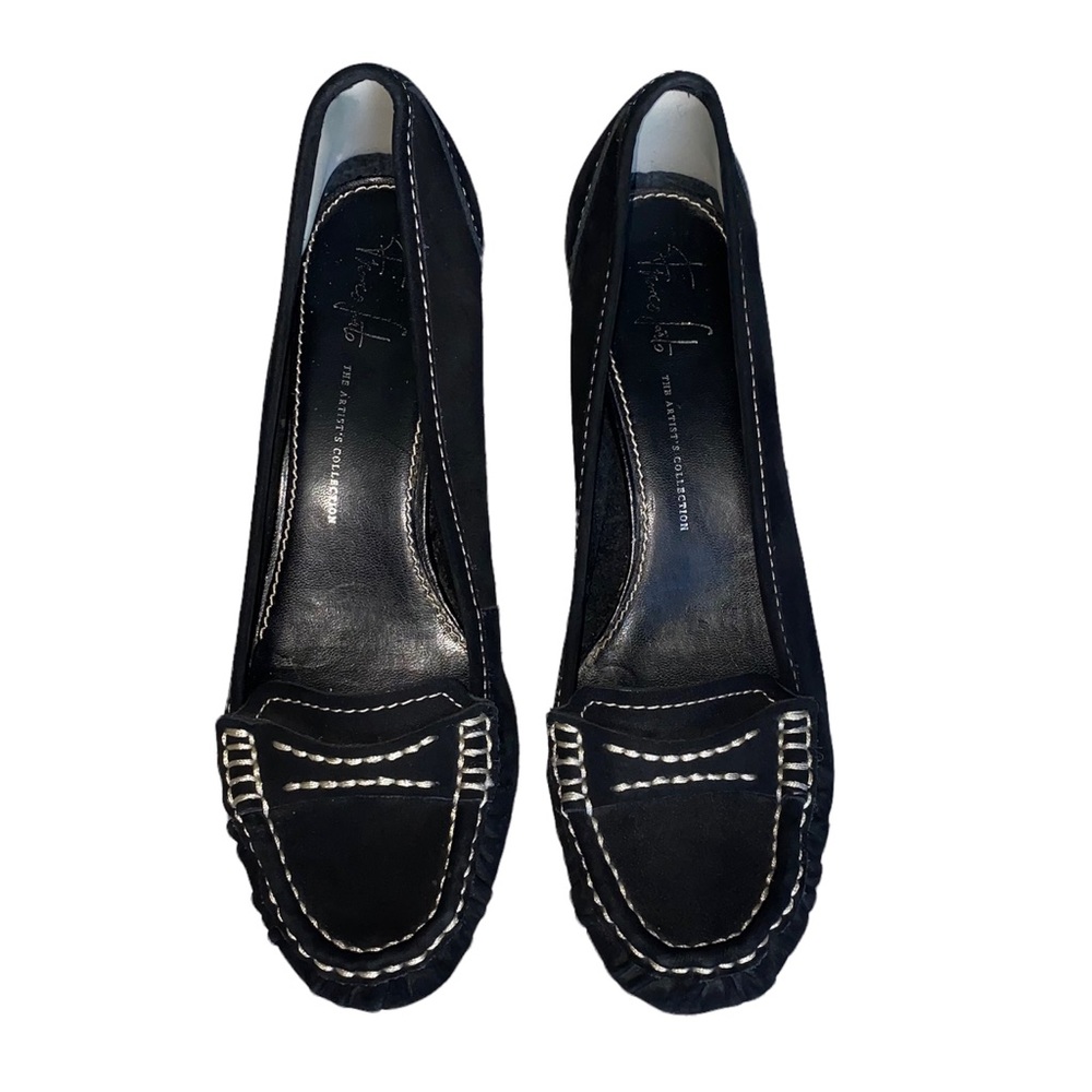 Franco Sarto Suede Pumps| Chunky Heel Shoes| Loafers